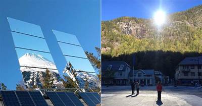 快要發霉了！挪威小鎮「每年6個月曬不到太陽」，居民集資1800萬造「太陽」，「裝3片鏡子借陽光」出現驚人變化