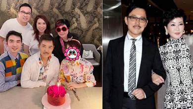 謝霆鋒媽媽慶祝結婚21周年，「69歲打扮似少女」，比小11歲老公顯年輕，網贊：幸福一家人