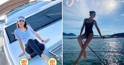 50歲黎姿穿泳裝秀身材「驚豔全網」，半躺豪華遊艇，腳趾甲顏色暴露真實心態，網友：不愧是公認的「凍齡女神」