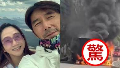 臺灣名嘴「陶晶瑩」慶52歲生日，和老公吃大餐時目睹交通事故，汽車爆炸被嚇壞，網友：特殊的生日會記很久吧！