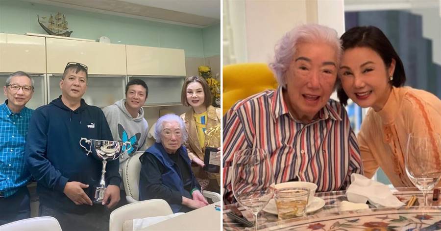 林建岳98歲老母愛駒奪冠，謝玲玲發文祝賀，失婚后與婆婆親如母女